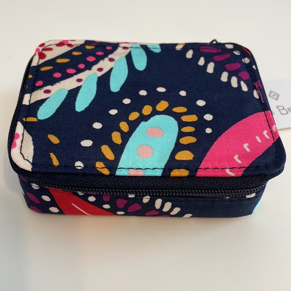 Vera Bradley Travel Pill Case in Painted Paisley